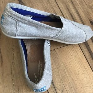 Grey TOMS shoes!